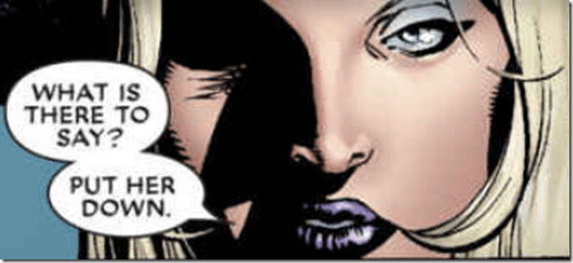 Scan from "House of M" trade paperback illustrated by Olivier Coipel.